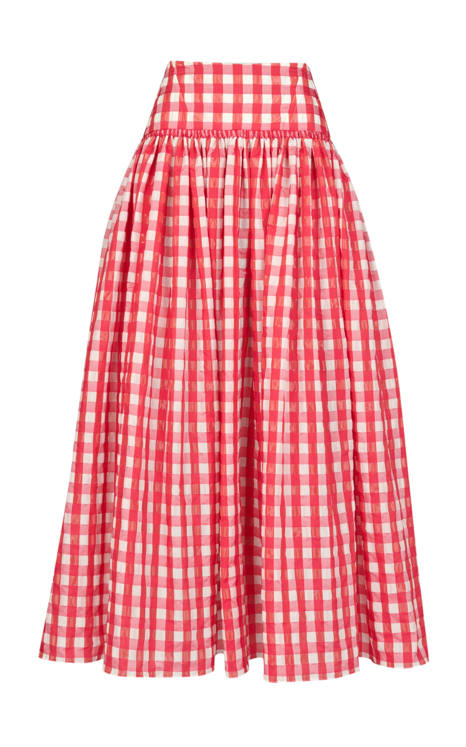 スカート Alaia Skirts Alaïa Full Gingham Maxi Skirt print | modaoperandi | REVERSIBLE