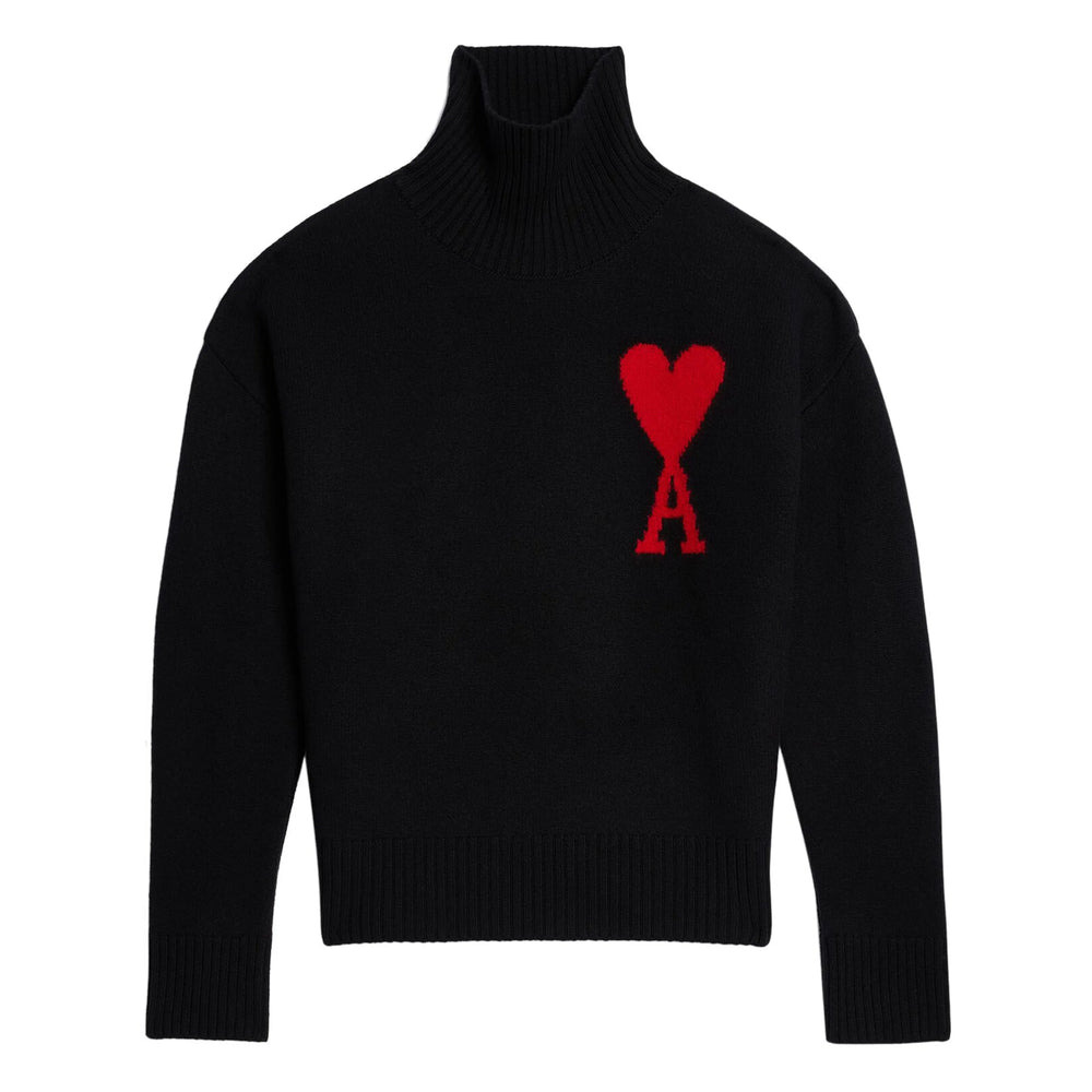 Ami Paris Black Sweaters & Knitwear - Jumpers Men - 1