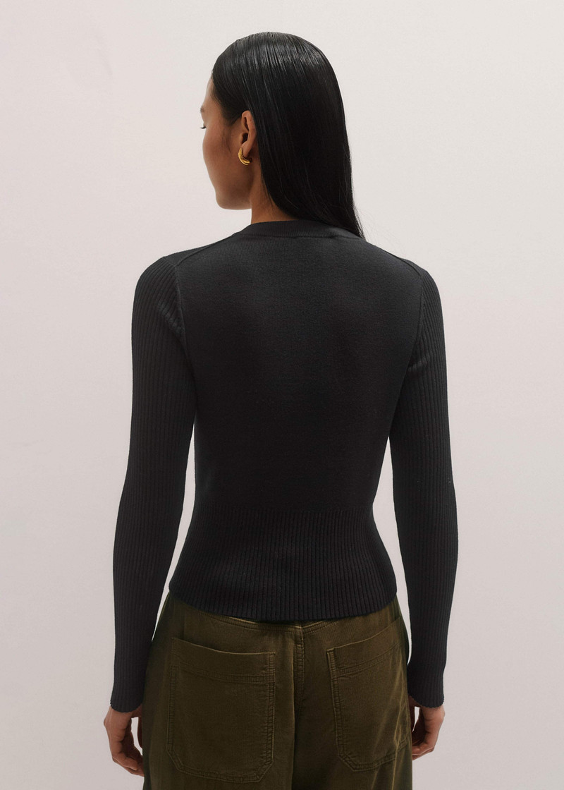 Two-Way Zip Cardigan 6