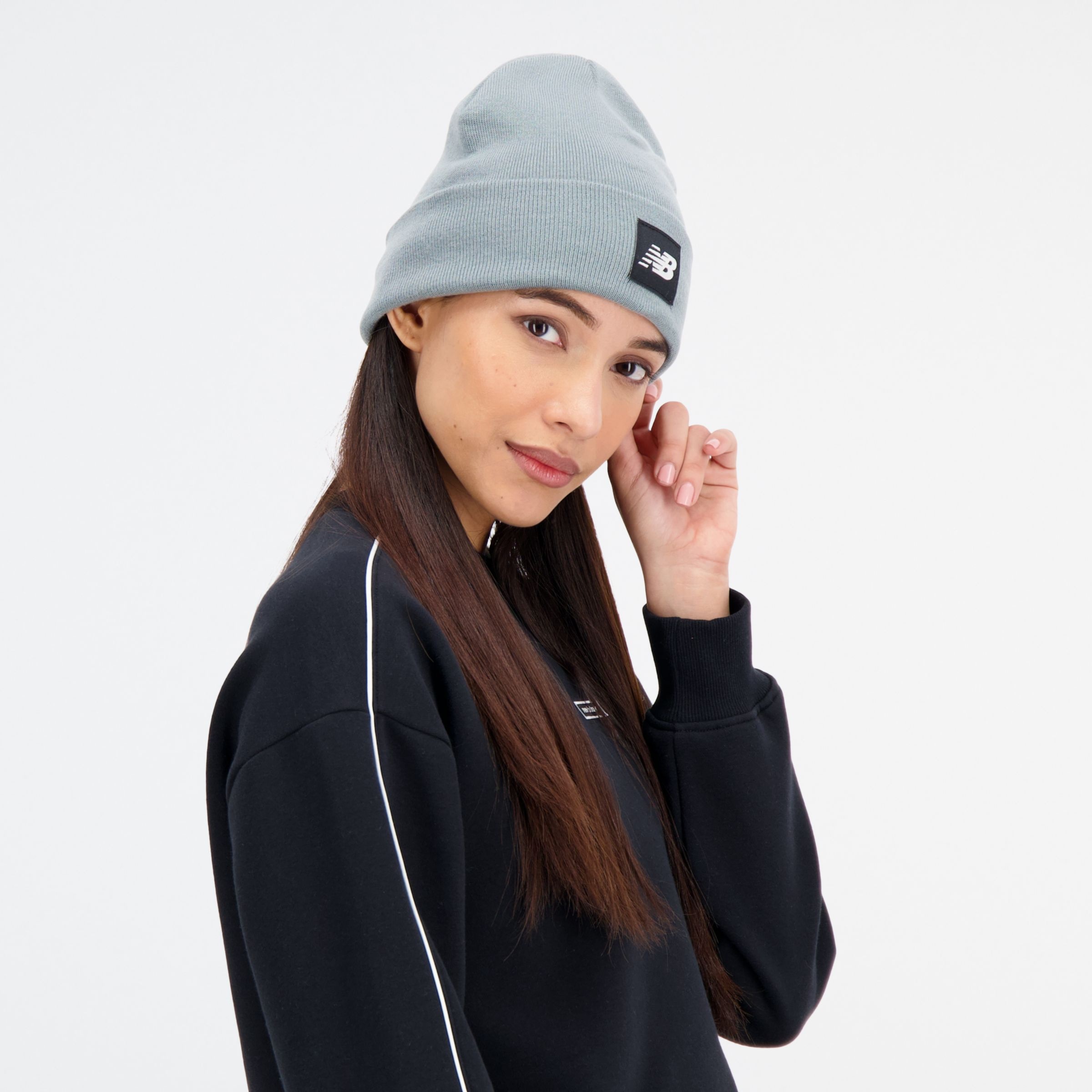 Cuffed Beanie Flying NB Logo - 3