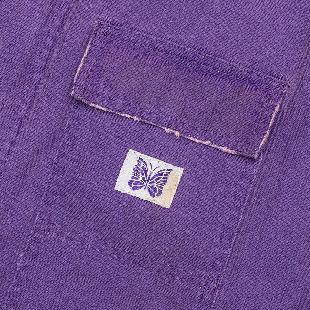 LUMBERJACK COAT - PURPLE - 4
