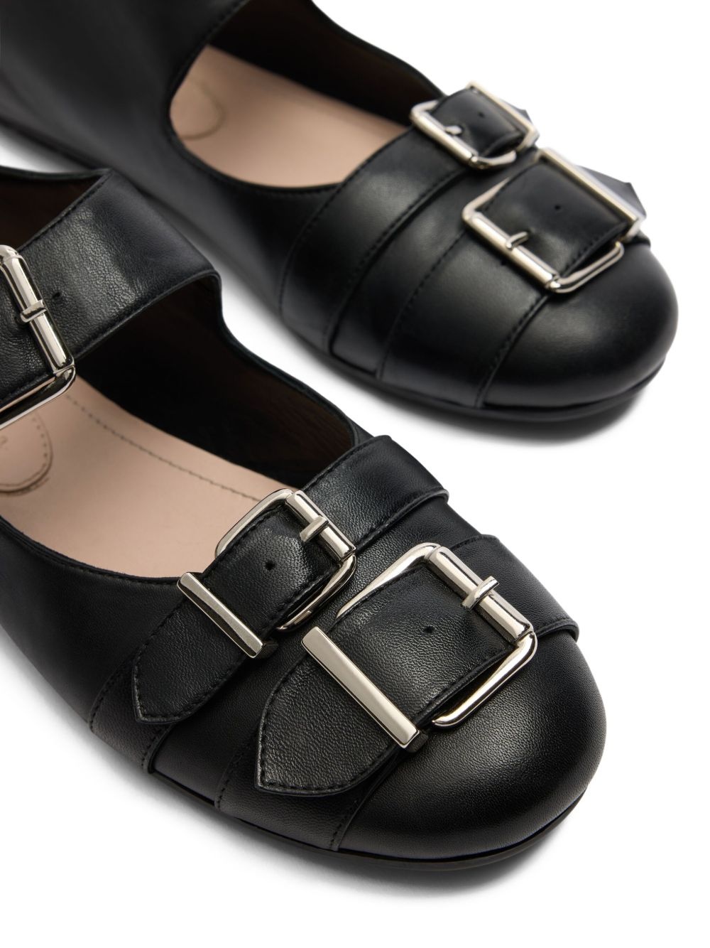 double-buckle ballet flats - 2