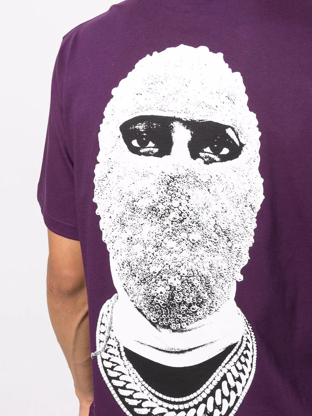 mask-print T-shirt - 5