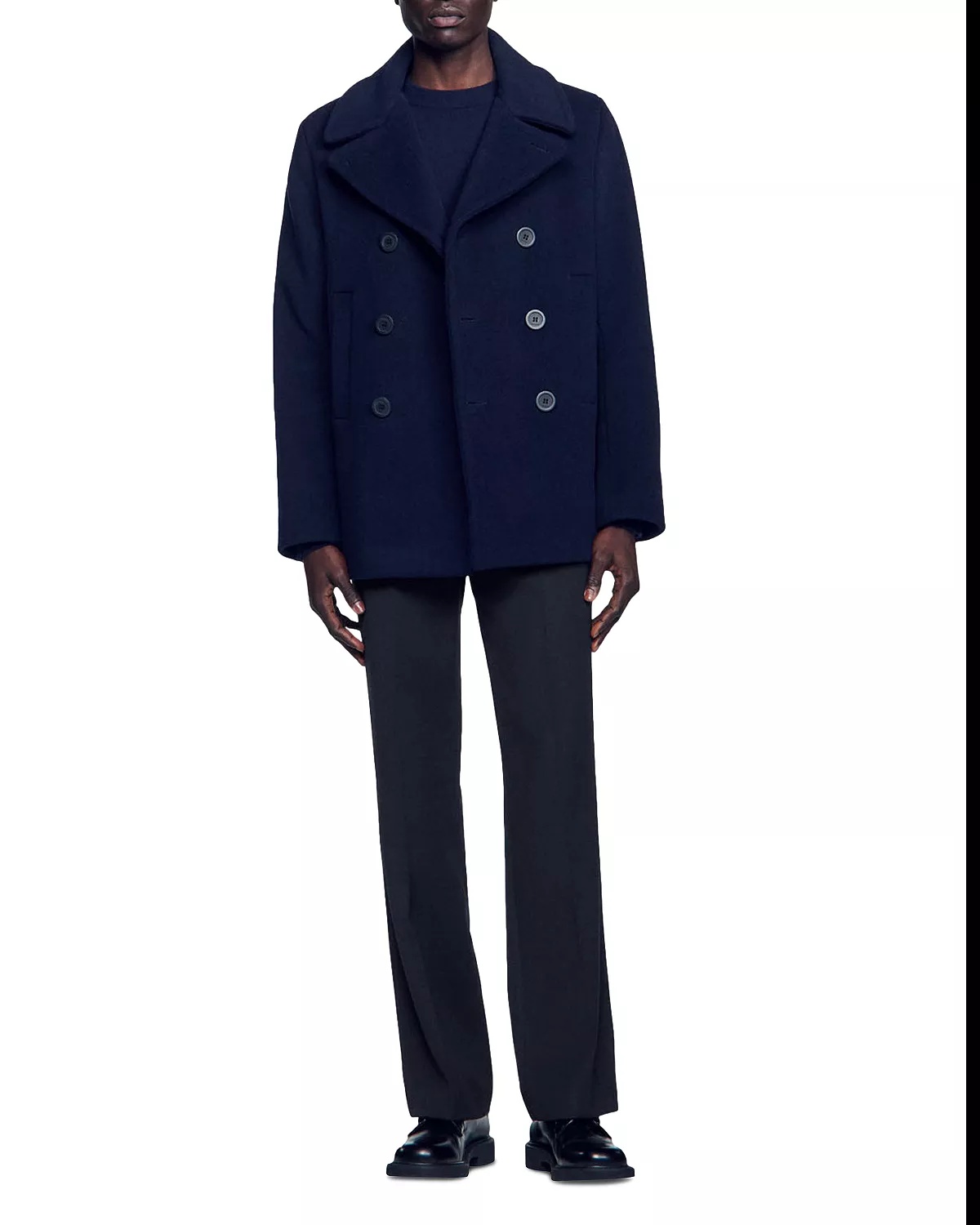 Wool Blend Peacoat - 2