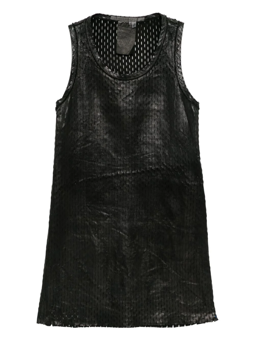 perforated leather dress - 1