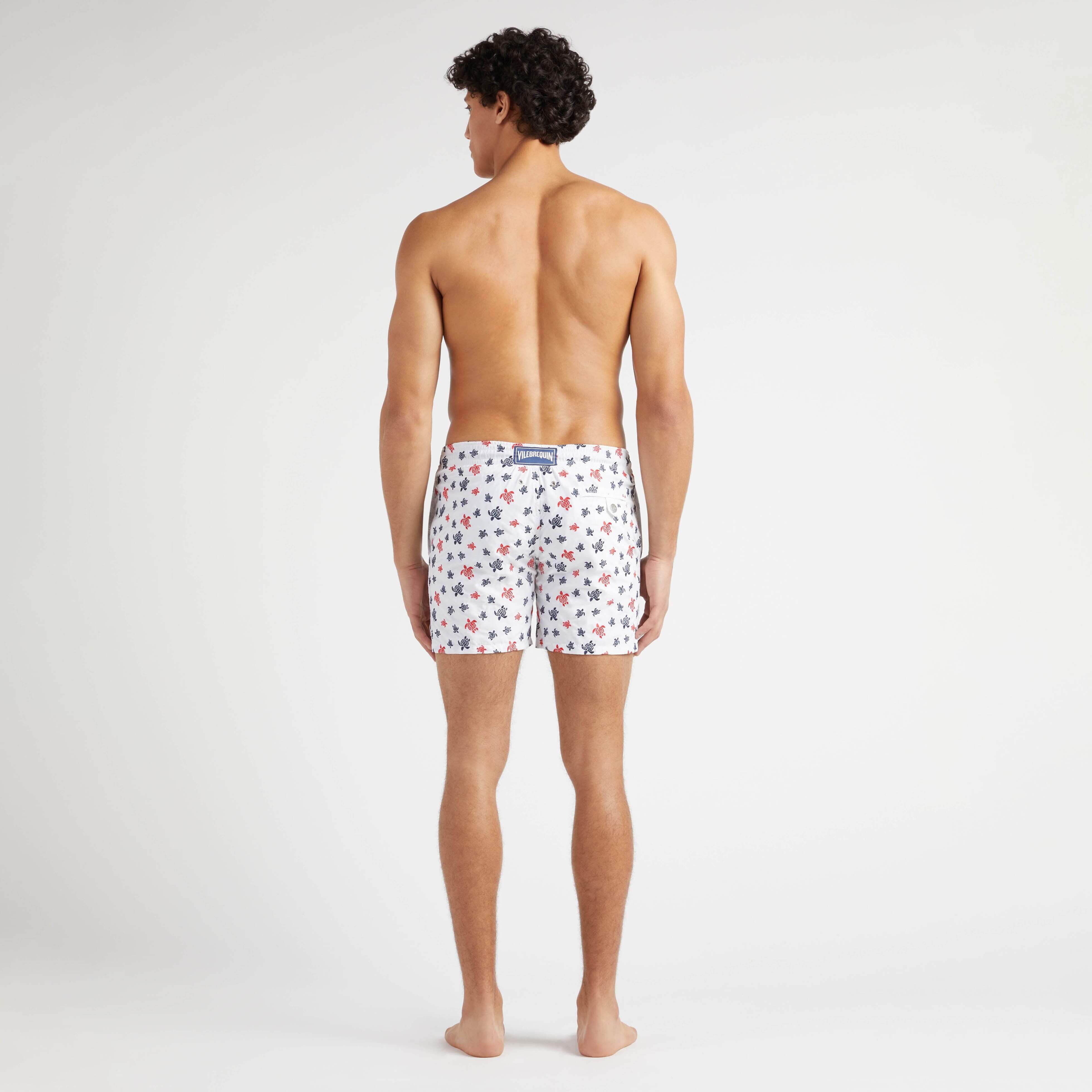 Men Swim Trunks Embroidered Micro Ronde des tortues - Limited Edition - 4