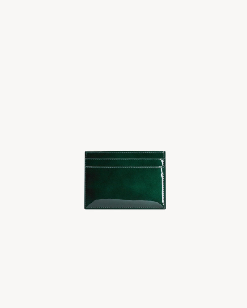 SAINT LAURENT CASSANDRE CARD CASE IN PATENT LEATHER outlook