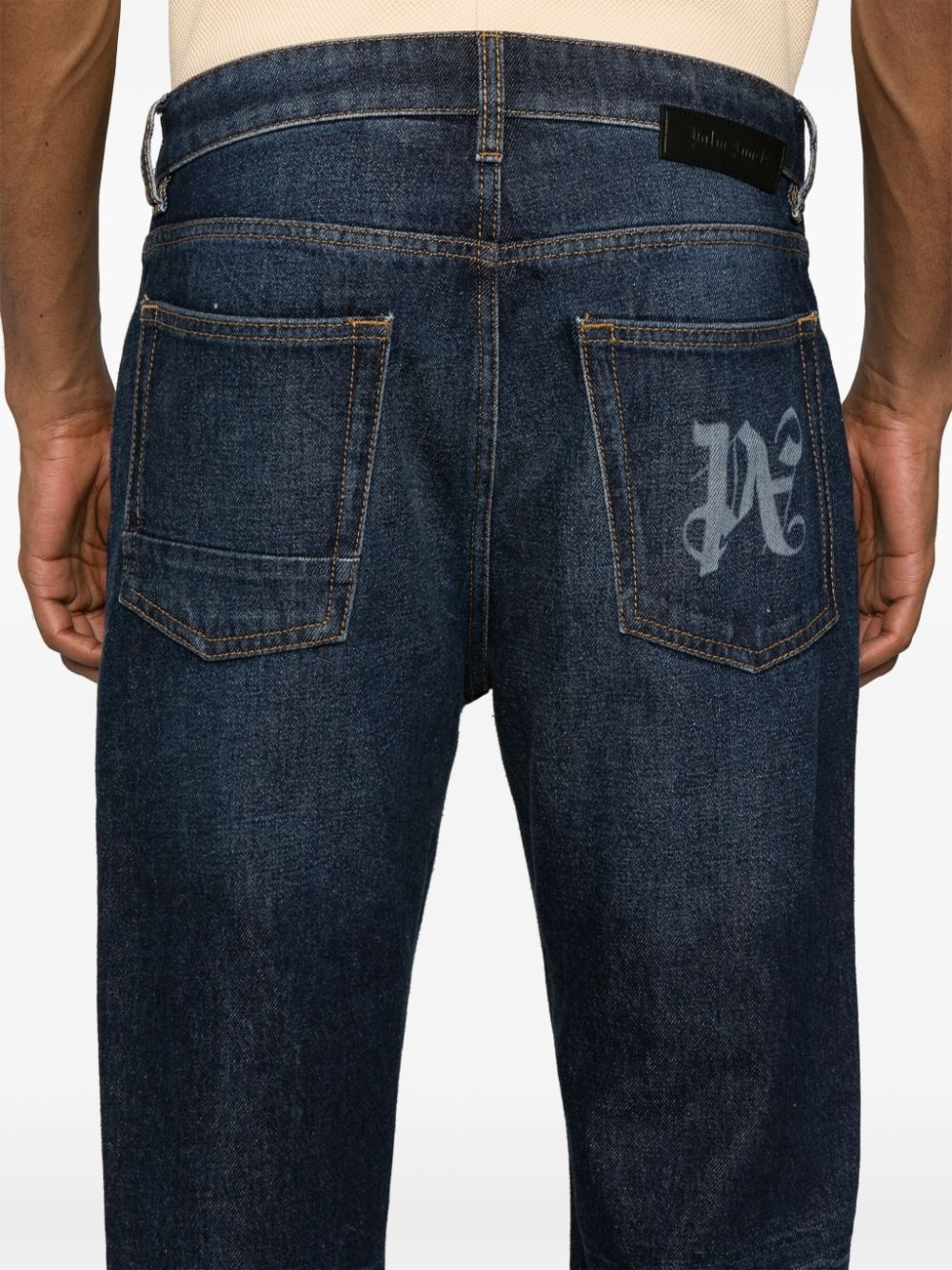 mid-rise straight-leg jeans - 5