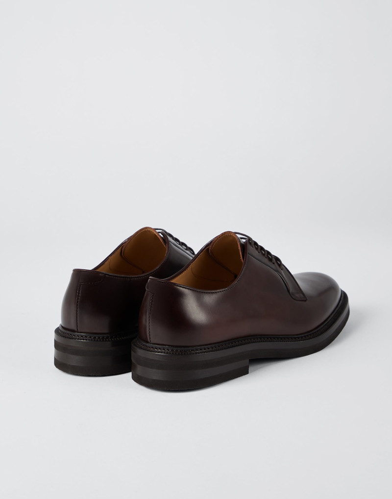 Brunello Cucinelli Aged calfskin Derbys outlook