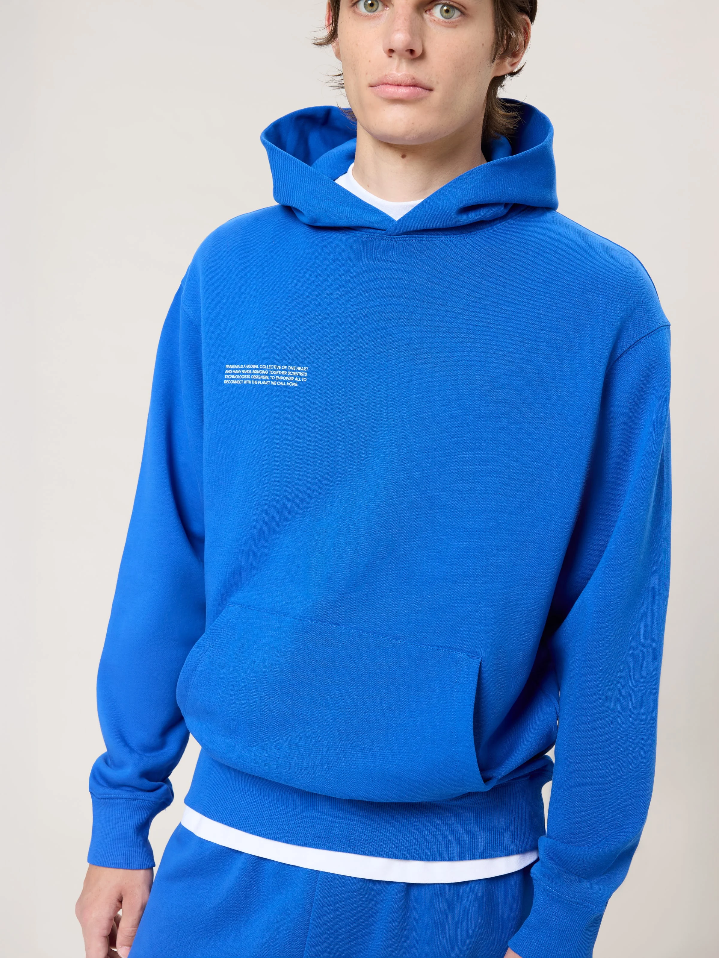Mens Midweight Hoodie - Gaia Blue - 1