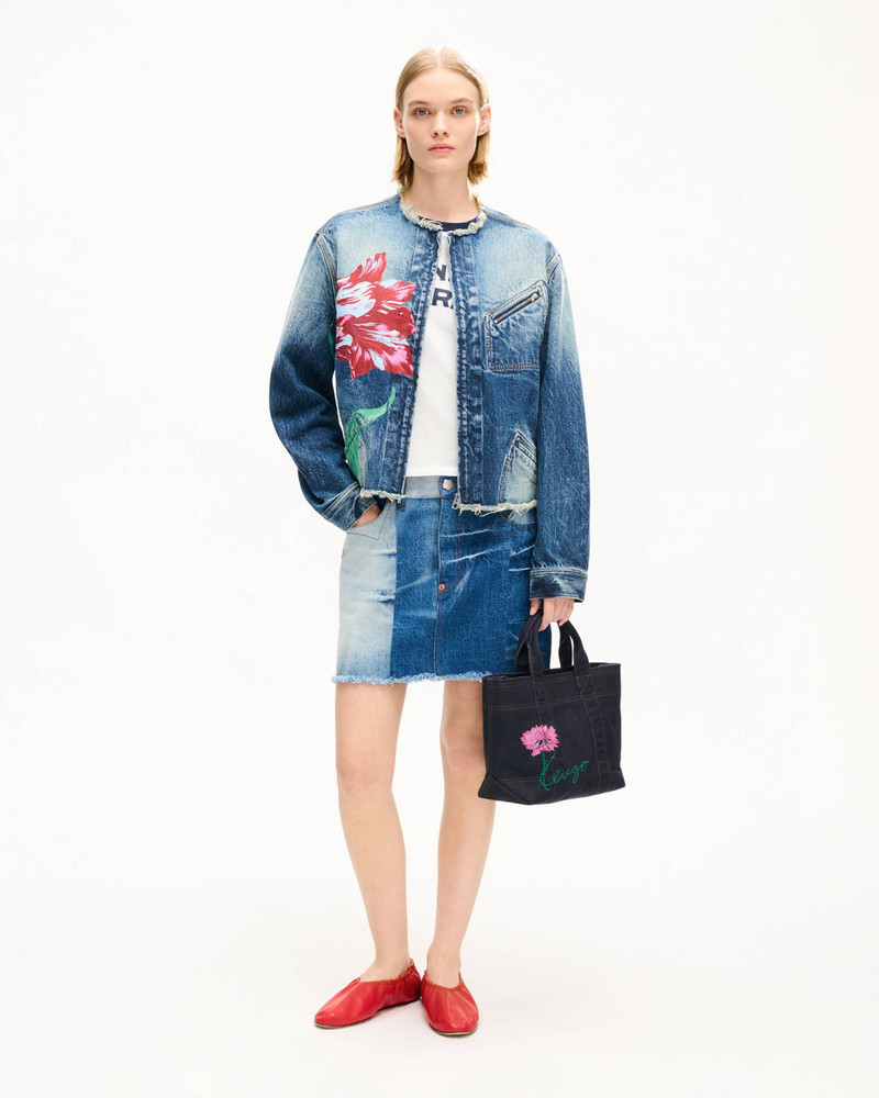 KENZO 'KENZO Tulip' chore jacket in japanese denim outlook
