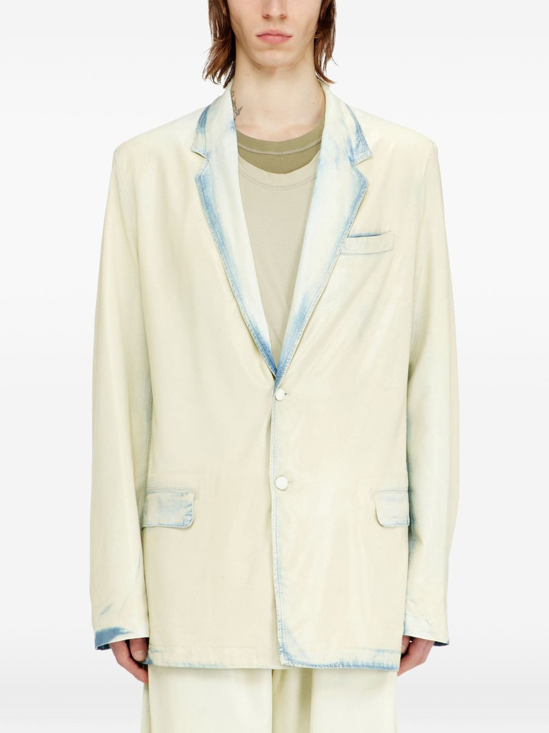 X-Ray bleach denim blazer 3