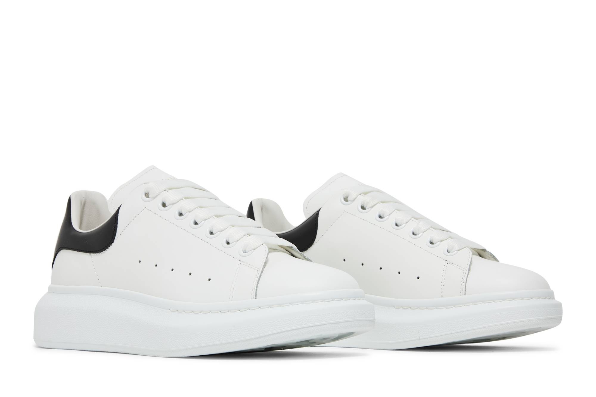 Alexander McQueen Oversized Sneaker 'White Black' - 8