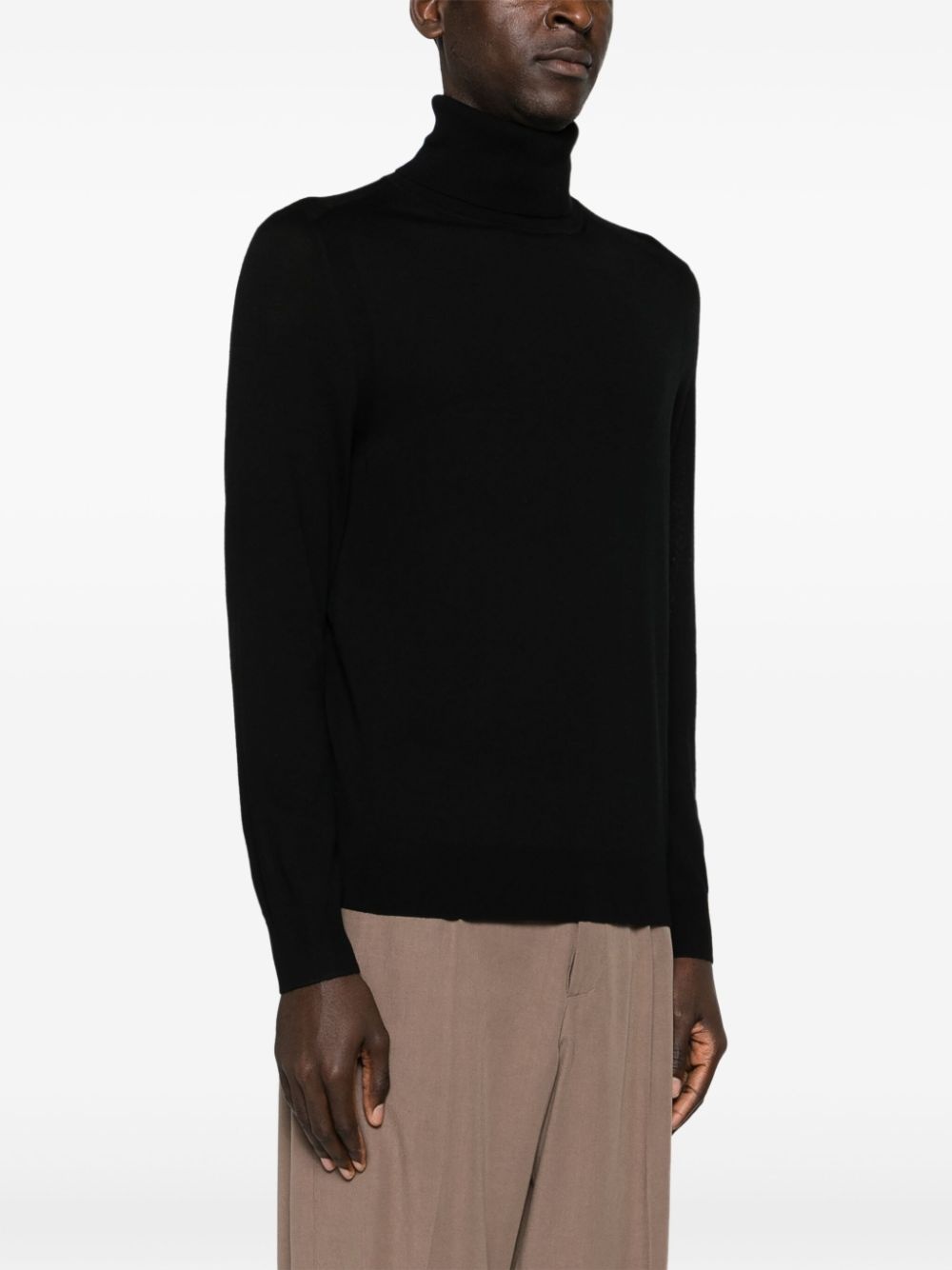 Merino wool turtleneck sweater - 4