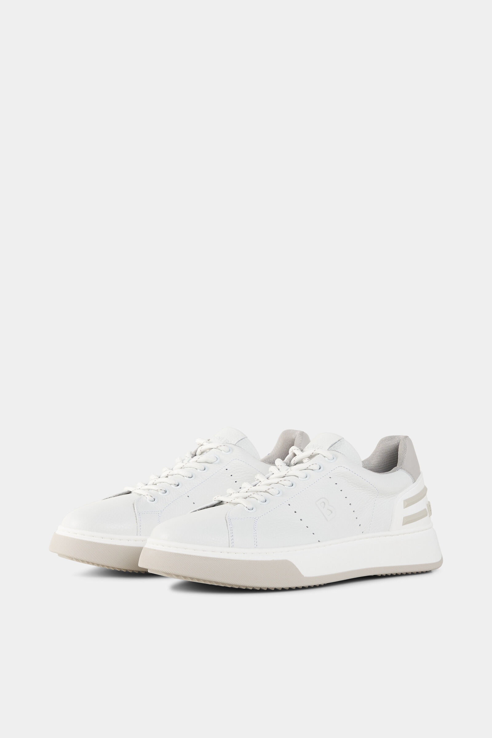 Milan sneaker in White/light gray - 4