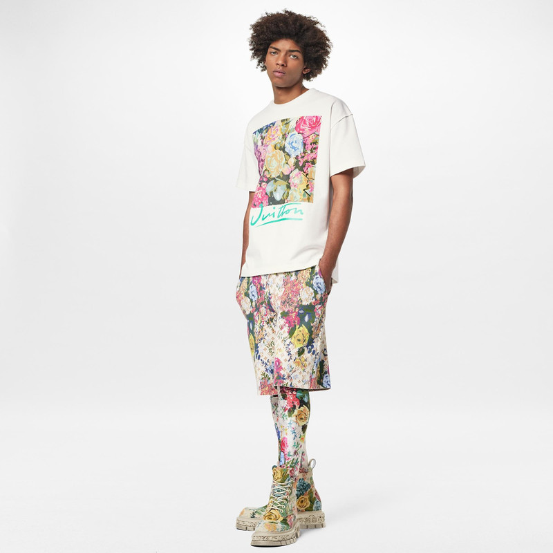 Louis Vuitton LV Flower Tapestry Print T-Shirt outlook