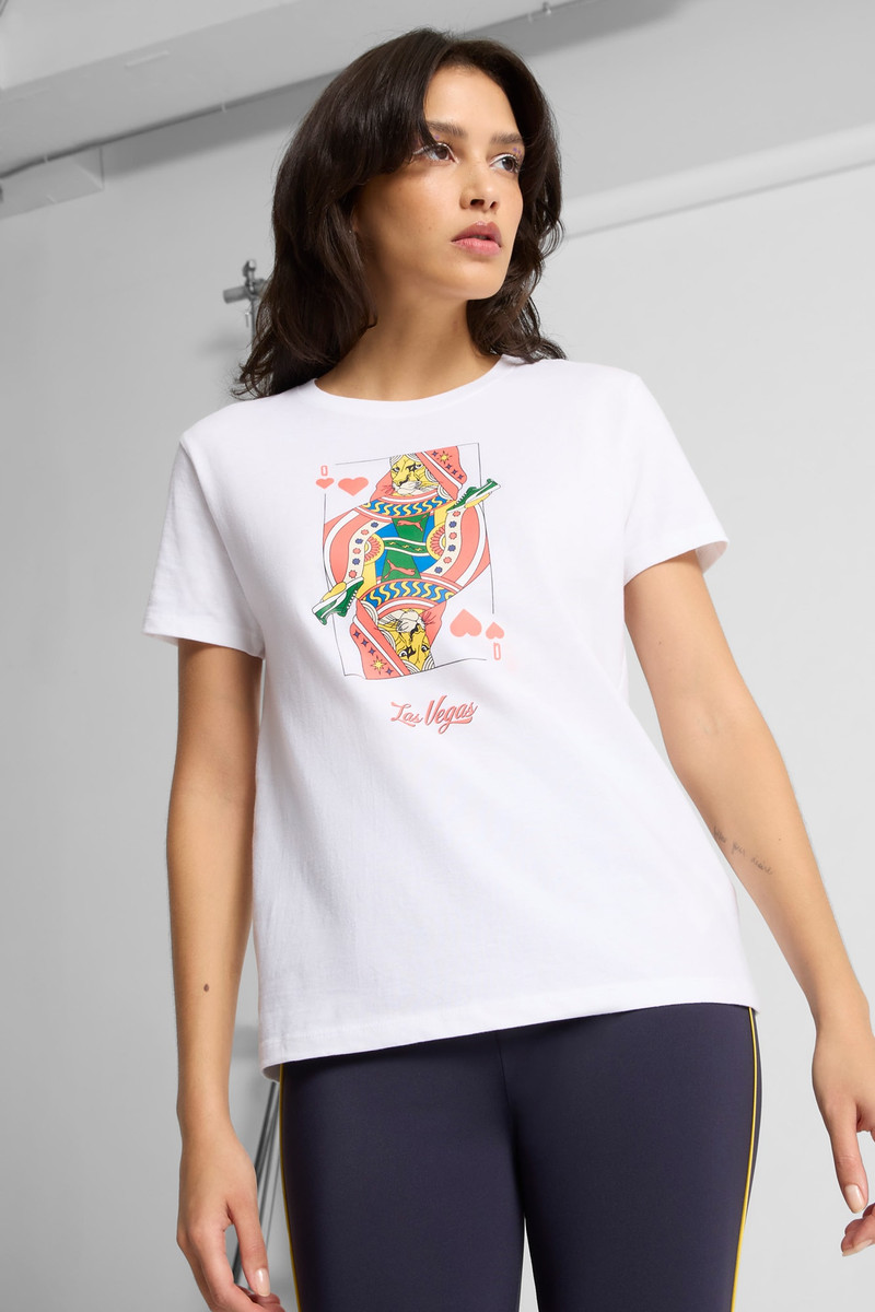 PUMA Las Vegas Card Graphics Women's Tee outlook