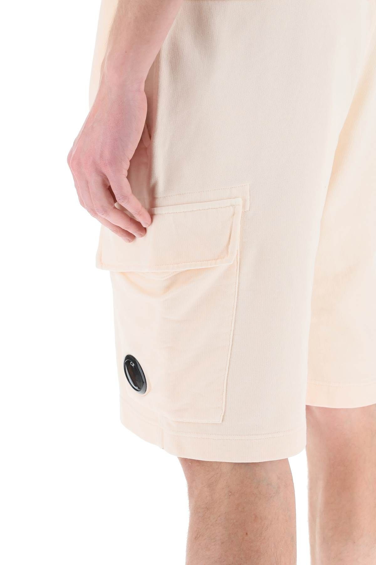 METROPOLIS SERIES DIAGONAL RAISED FLEECE SHORTS - 5