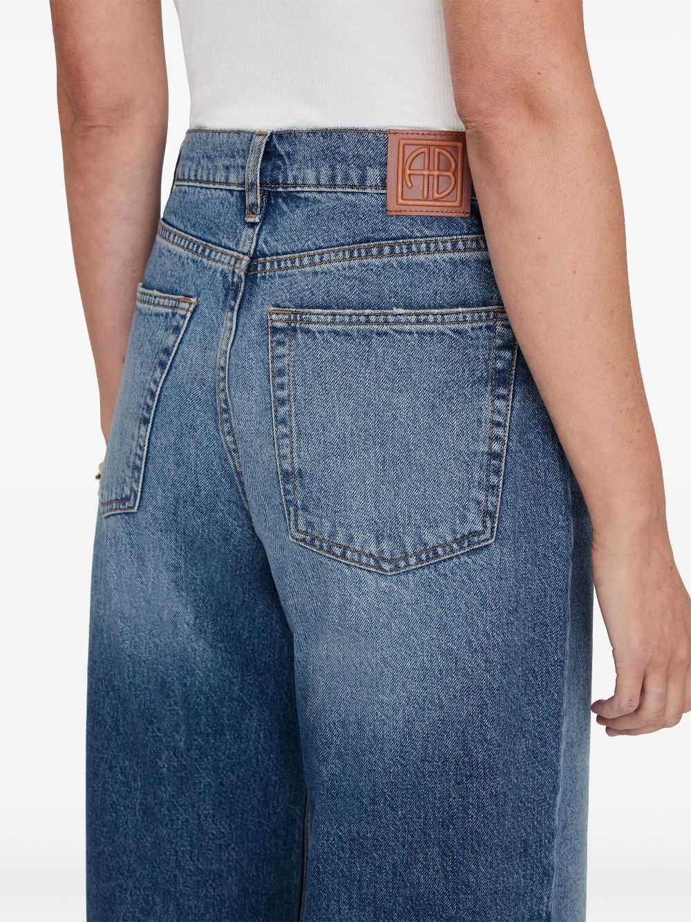 Brie wide-leg jeans - 6