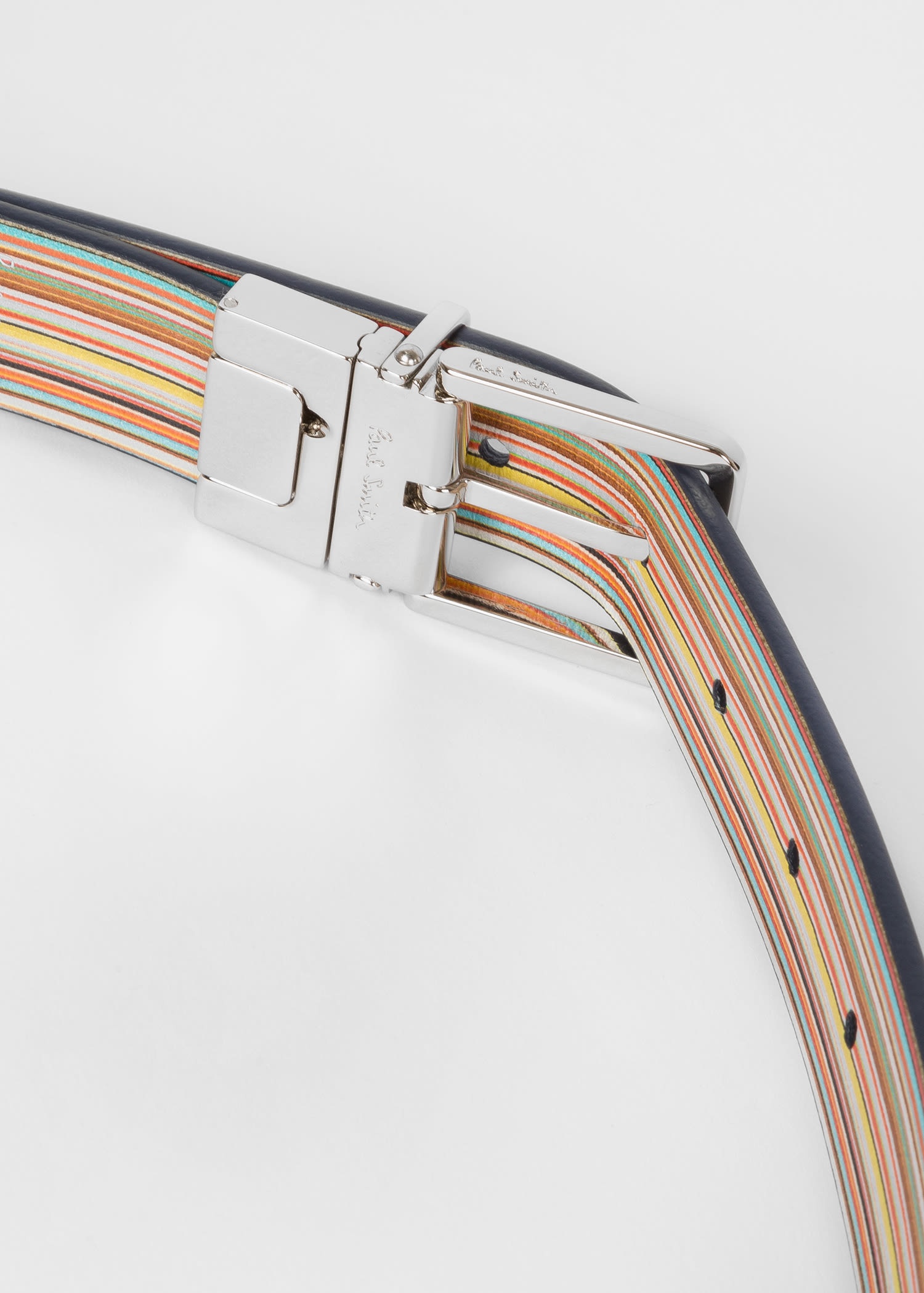 Cut-To-Fit Reversible Leather Belt - 4