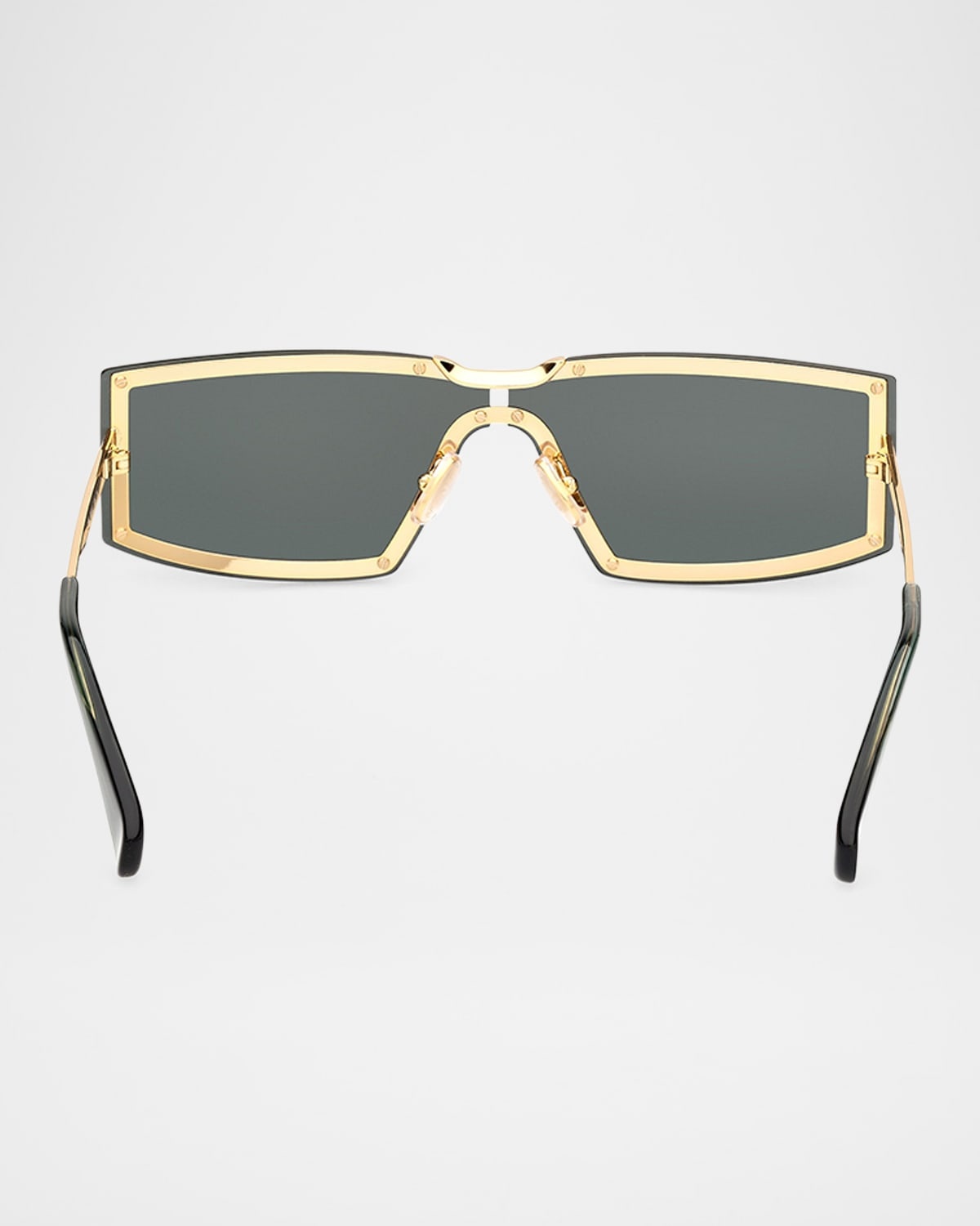 Metal Rectangle Sunglasses - 5