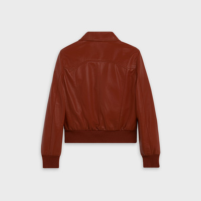 CELINE WESTERN BLOUSON IN SOFT TUMBLED LAMBSKIN outlook