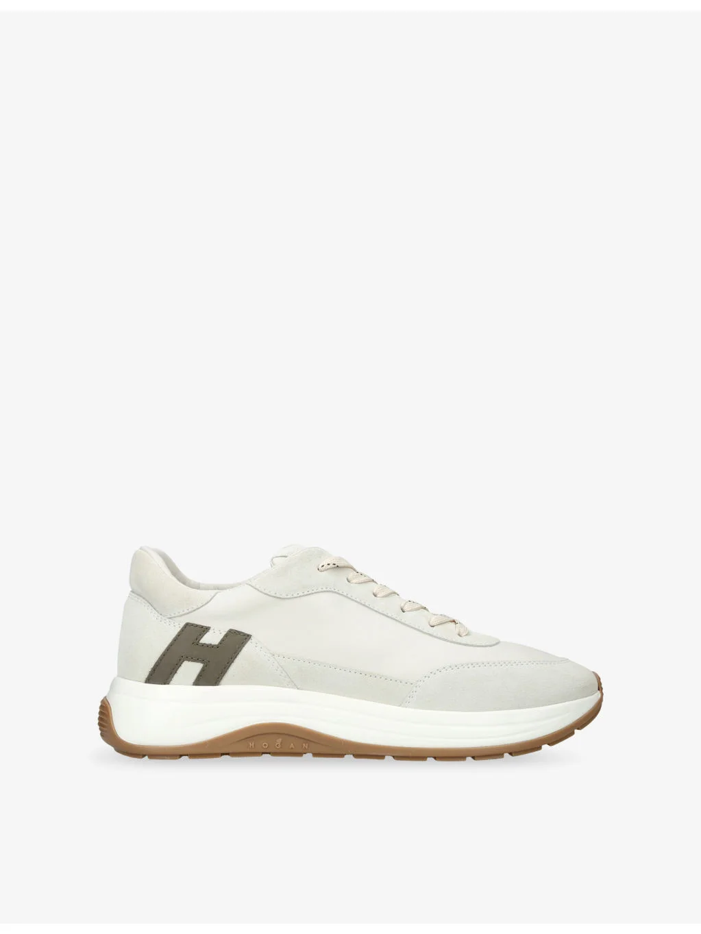 Allacciato Suede and Leather Trainers - 1