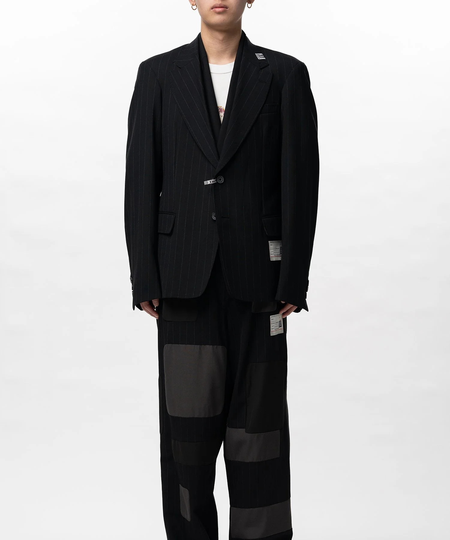 Front Layered Wool Jacket - 1