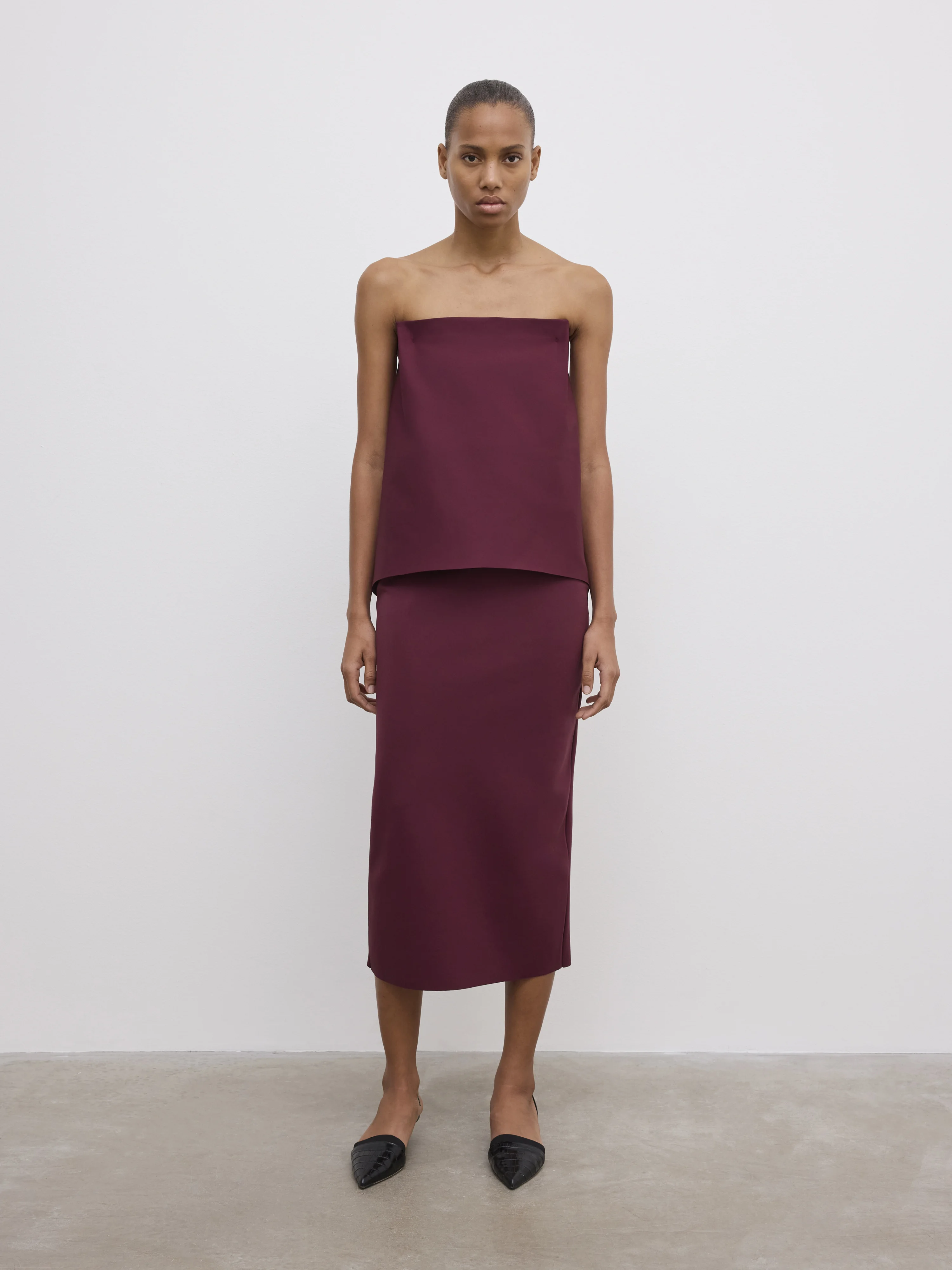 Square Slim Dress - 1