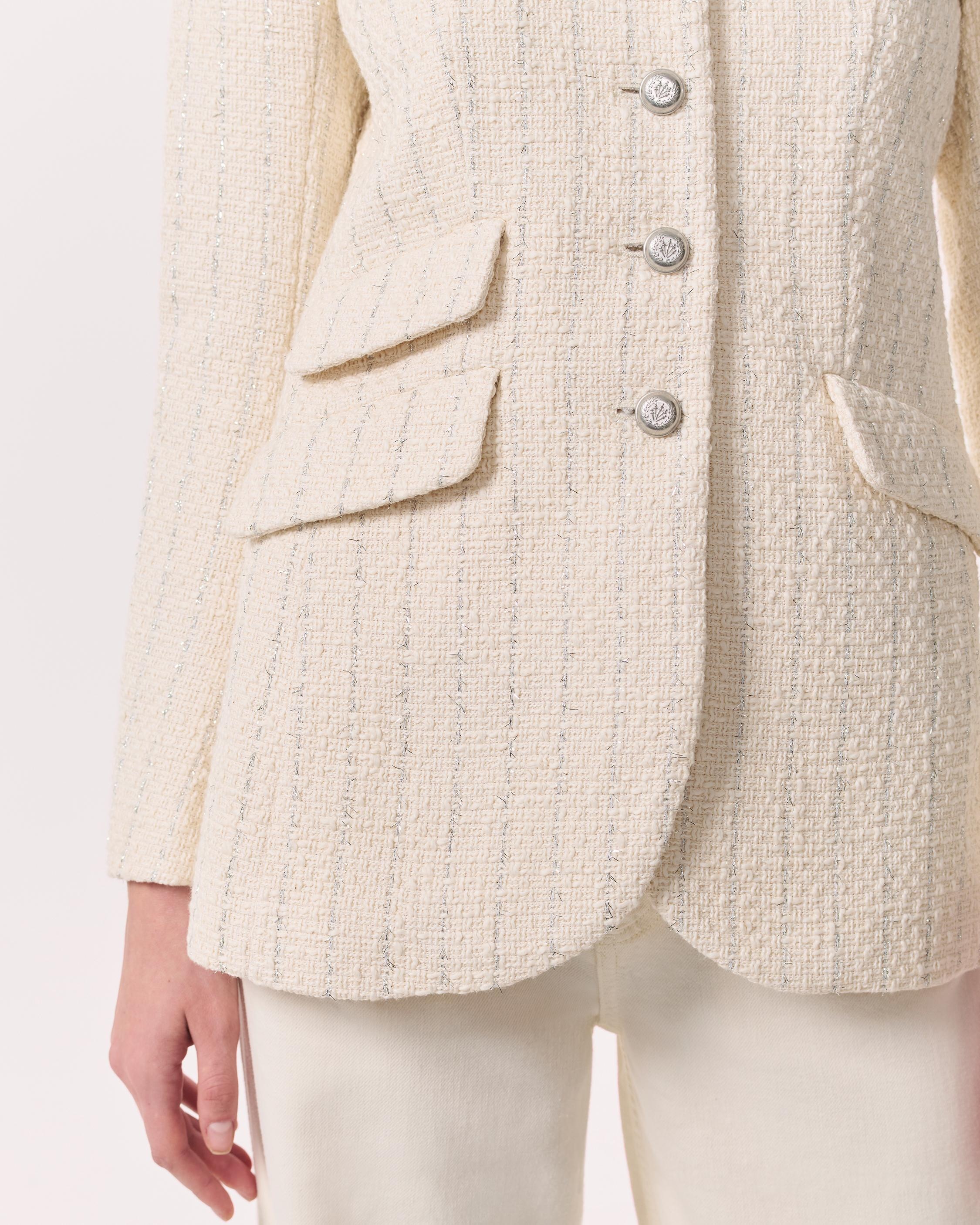 Slade Long Tweed Blazer - 6