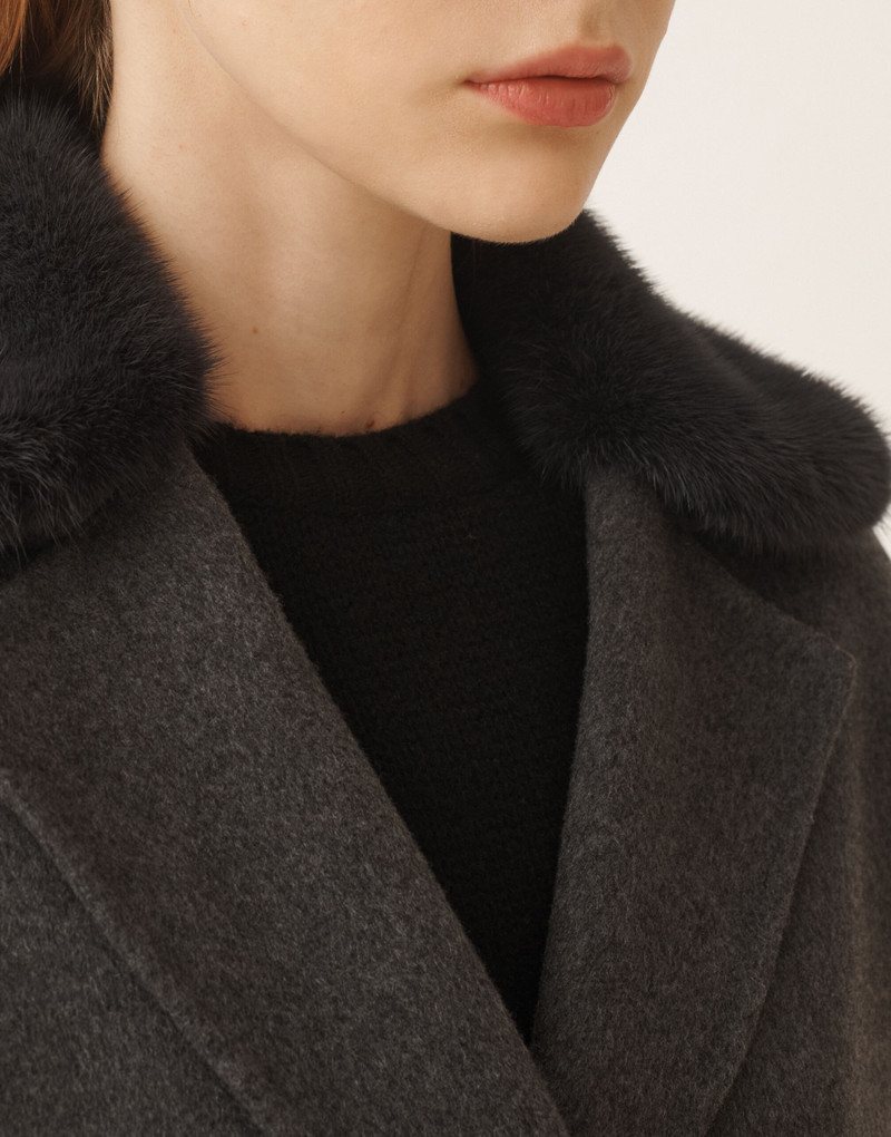 Double-faced cashmere coat 6