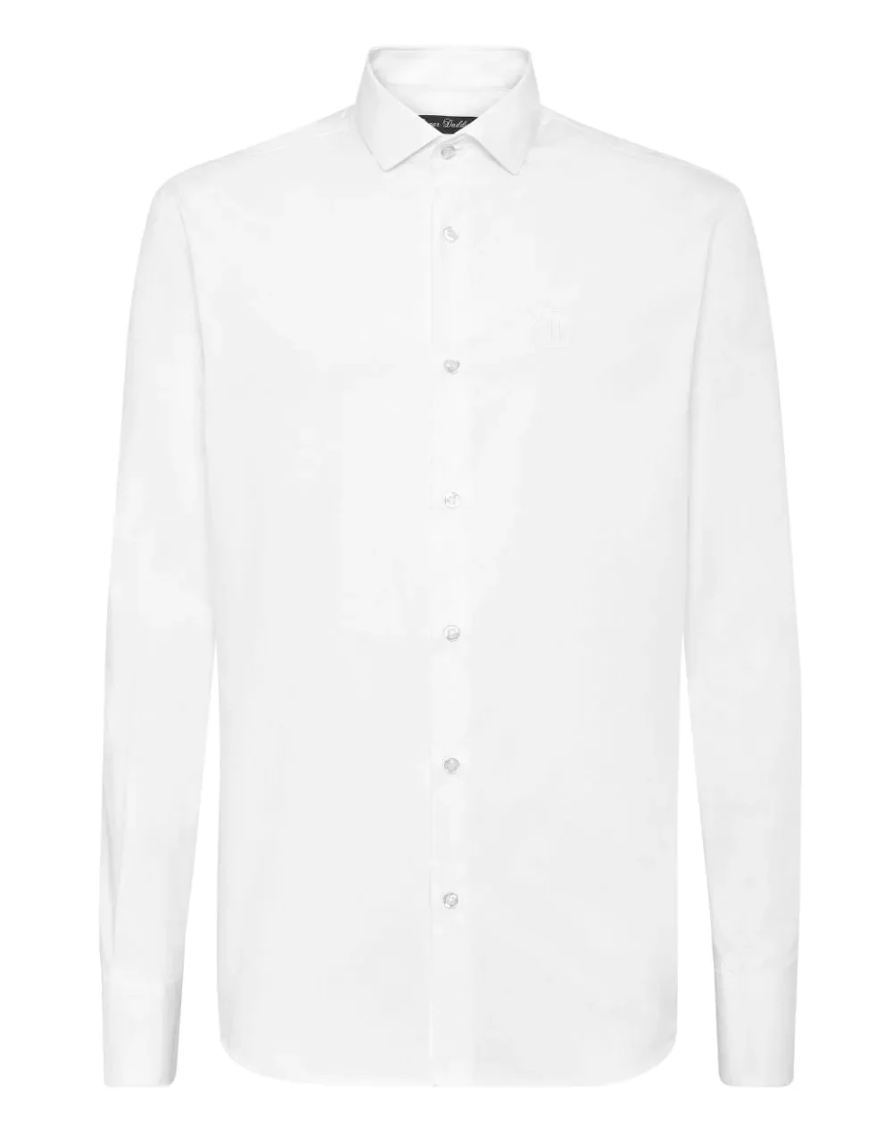 Hexagon embroidery dress shirt - 1