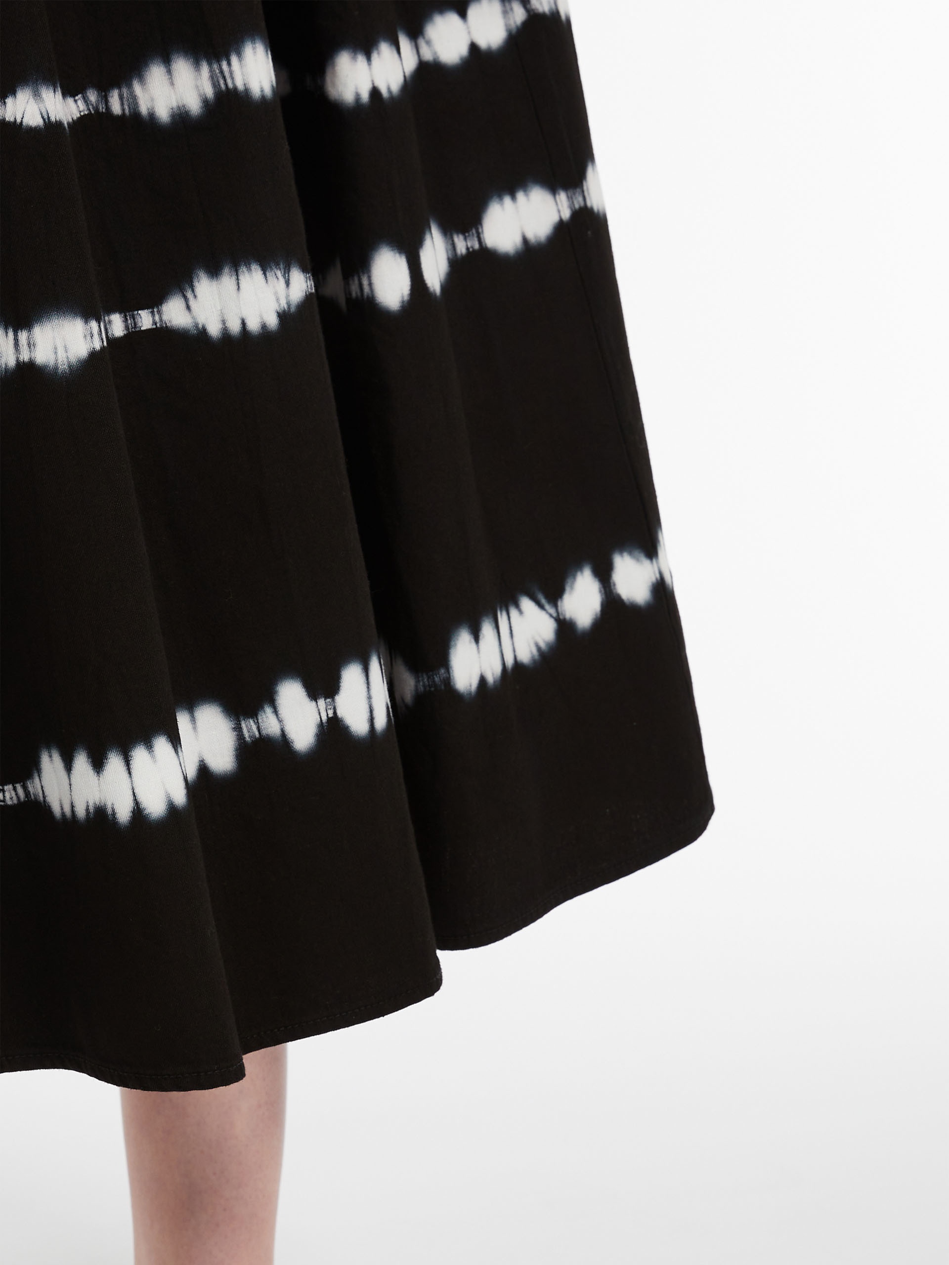 FORNOVO Cotton tie-dye skirt - 5