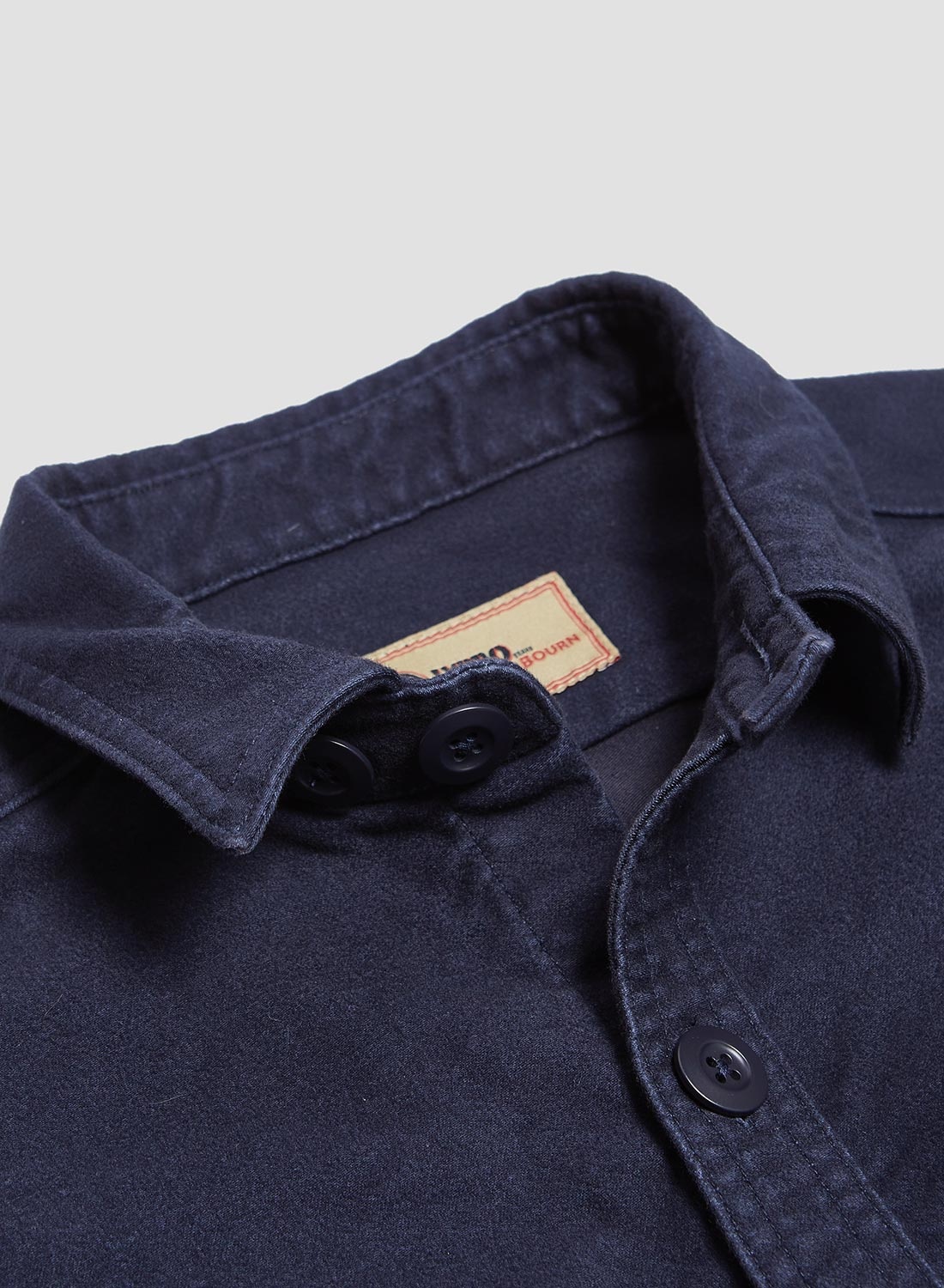 Big Overshirt in Black Navy - 5