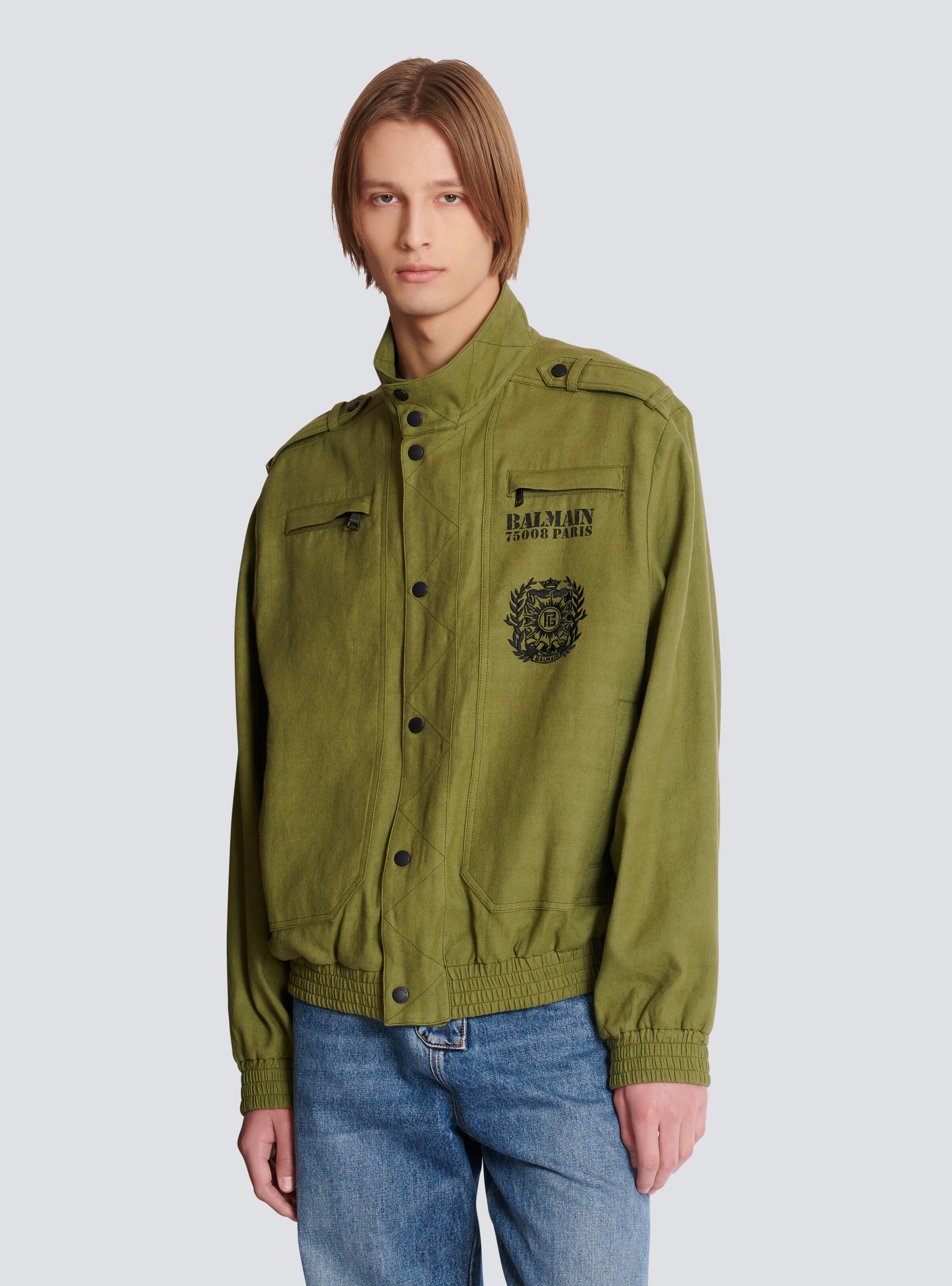 Cotton aviator-style jacket - 7