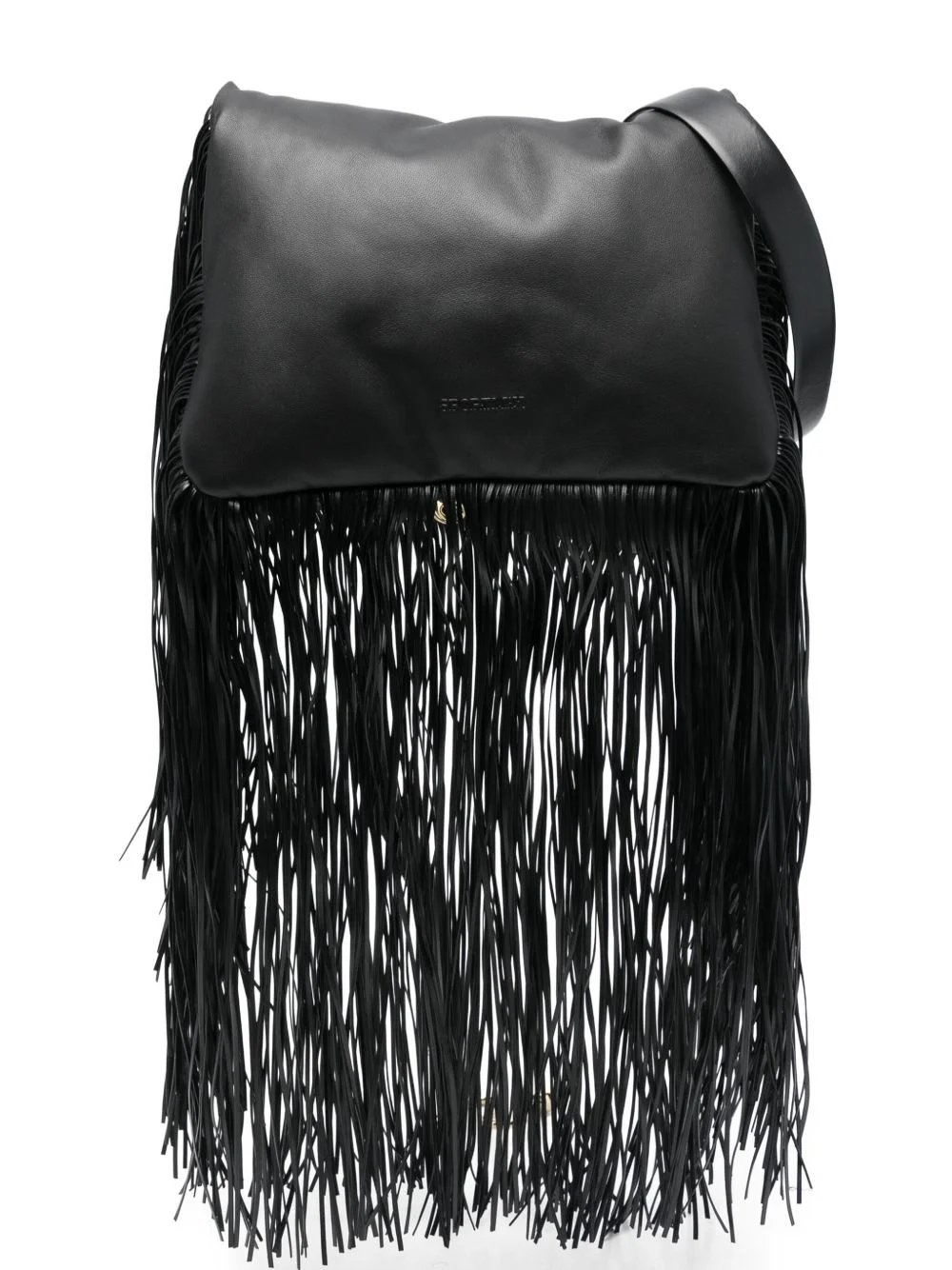 fringed clutch bag - 1