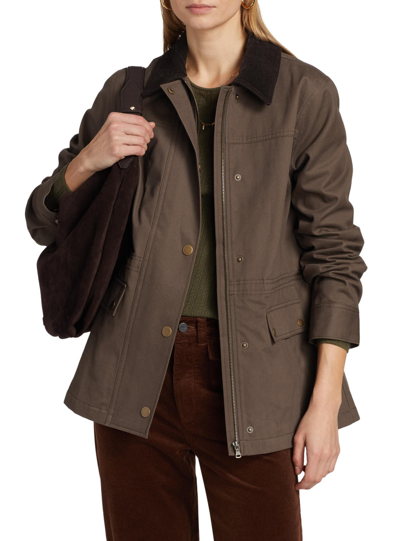 Women's Horizon Cotton Jacket - Brown 3