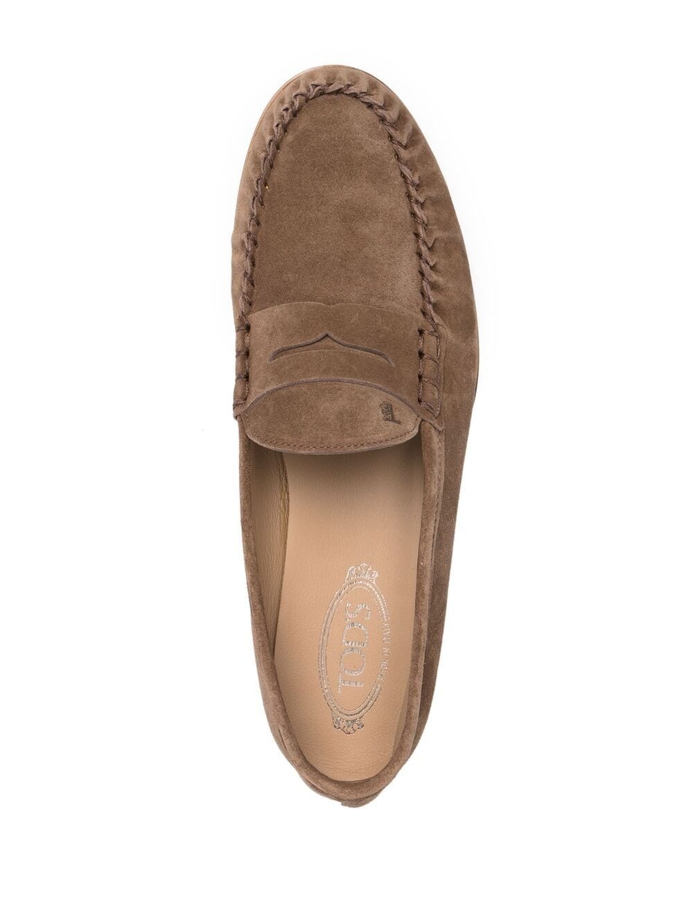 suede penny loafers - 4