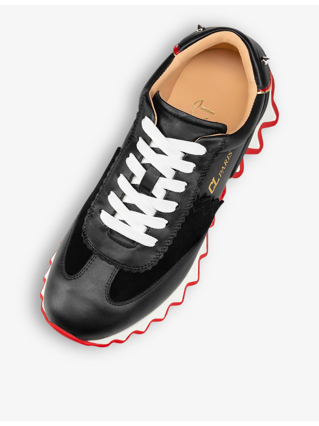 Loubishark Donna leather trainers - 2