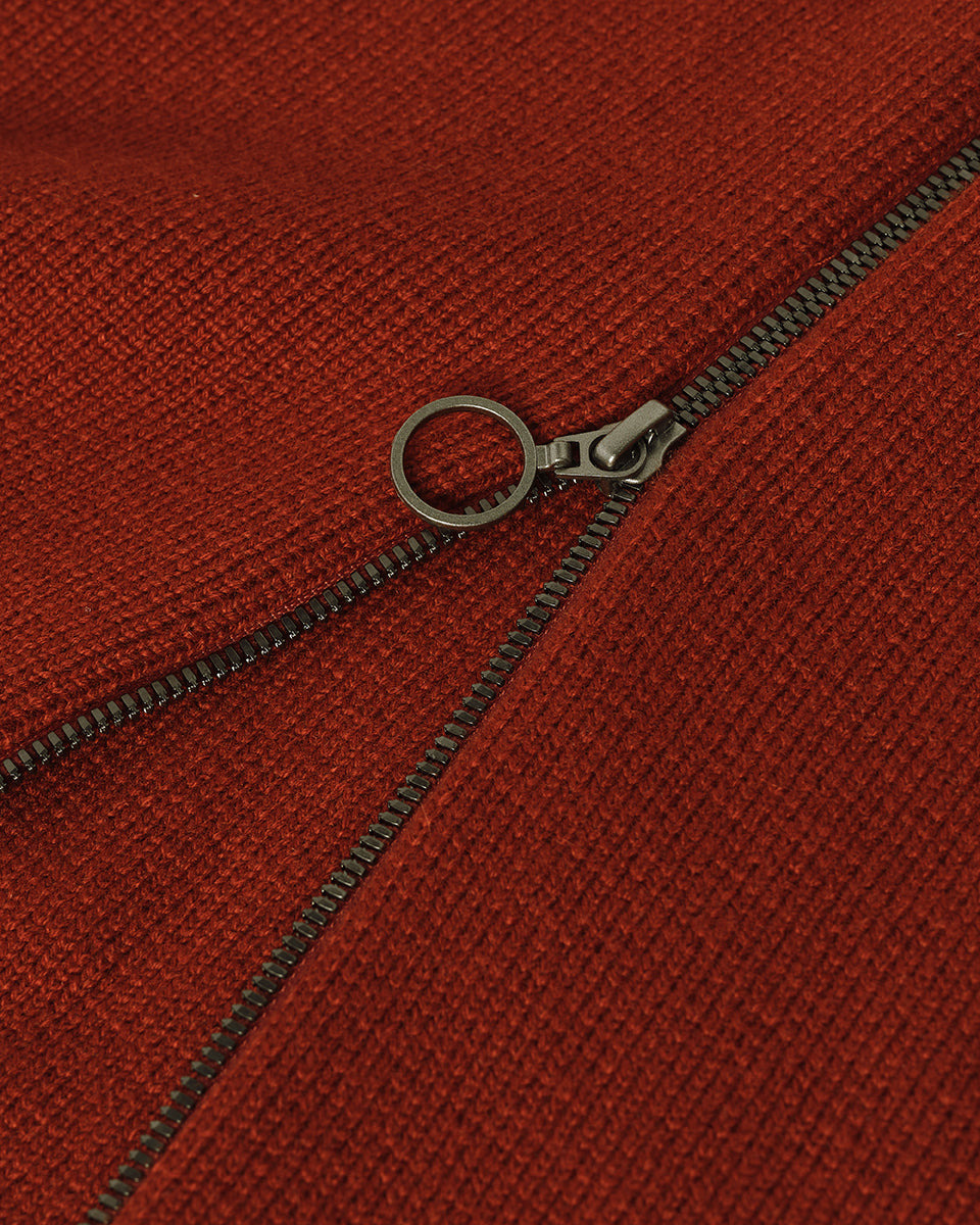 A-Line Milano Red Cashmere Skirt - 5