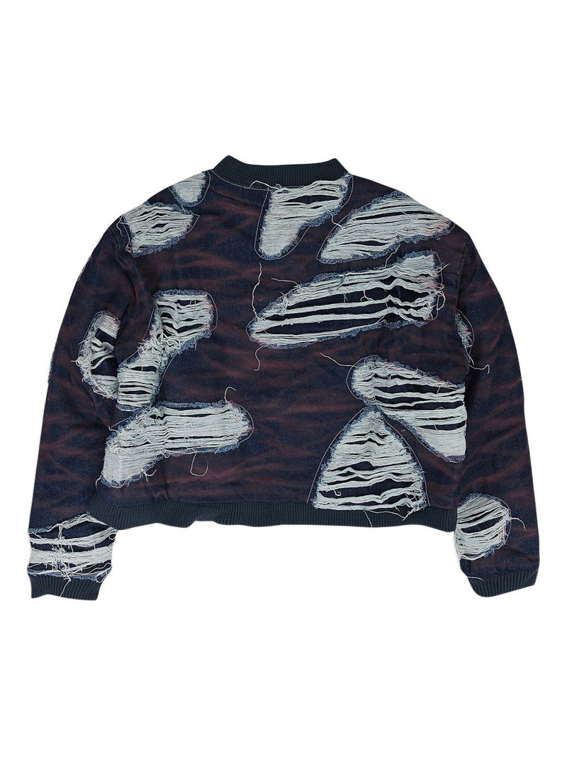 WHO DECIDES WAR Indy wash distressed bomber jacket outlook