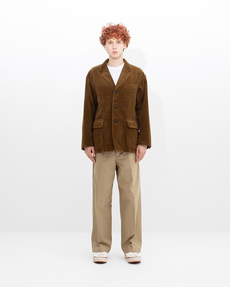 BOWEN BLAZER WOOL CORDS LT.BROWN - 3