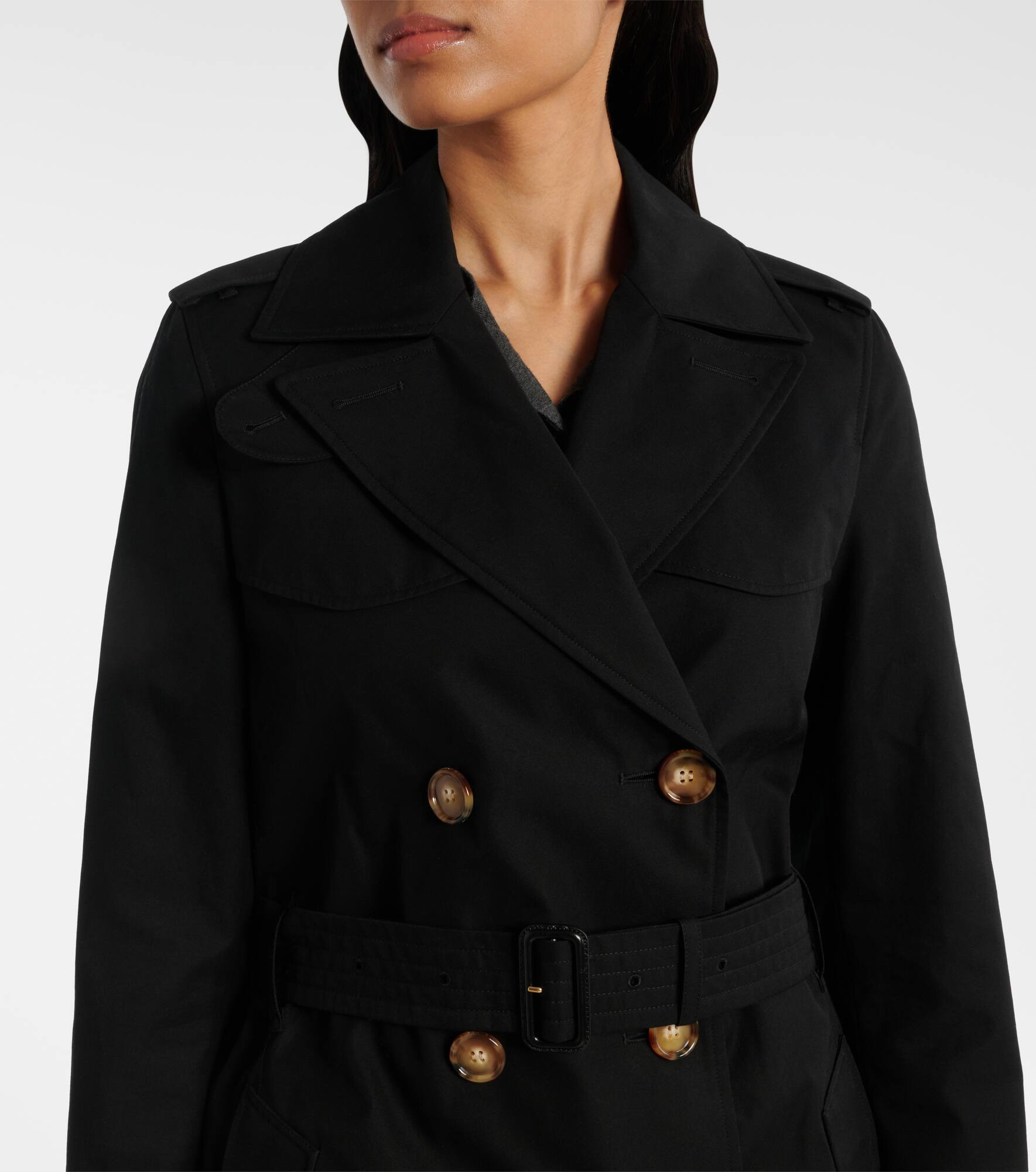 Cotton-gabardine coat - 4