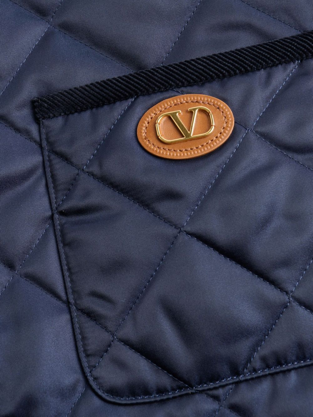 VLogo-patch hooded windbreaker - 7