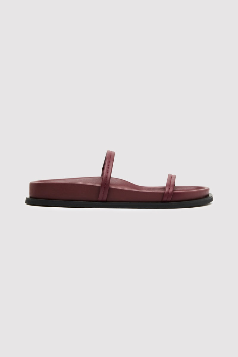 Fine Double Strap Slide - Plum 1