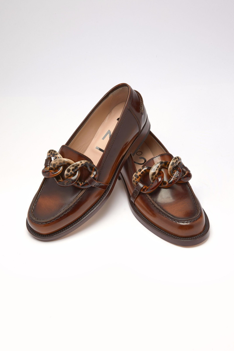 CHUNKY CHAIN-EMBELLISHED LOAFERS 4