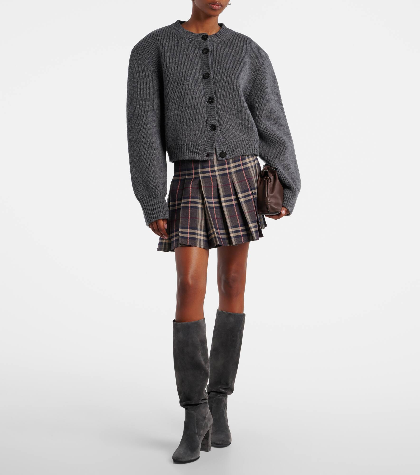 Glen 85 suede knee-high boots - 3