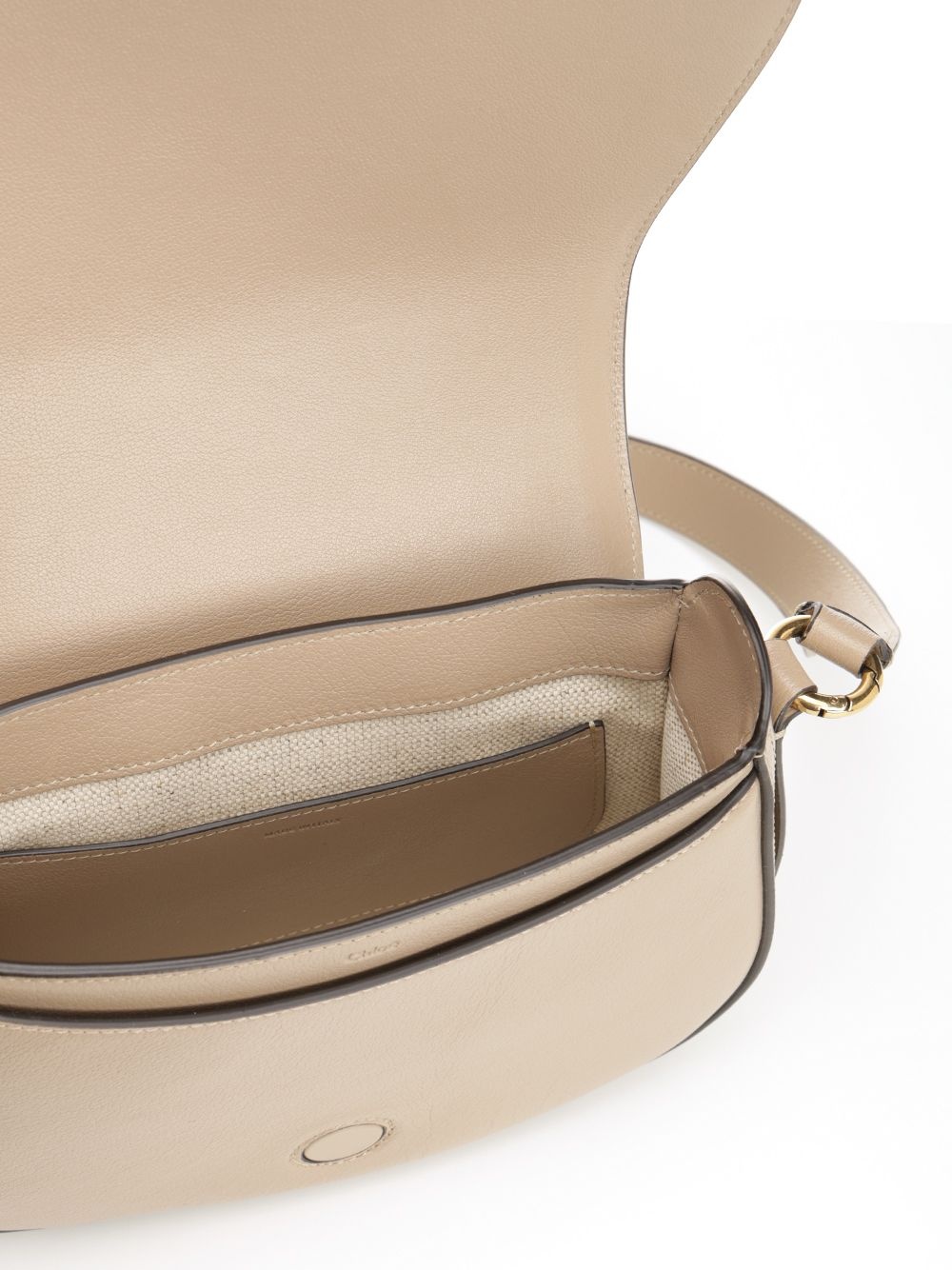 S790 - Horse Medal Crossbody Bags Beige - 4