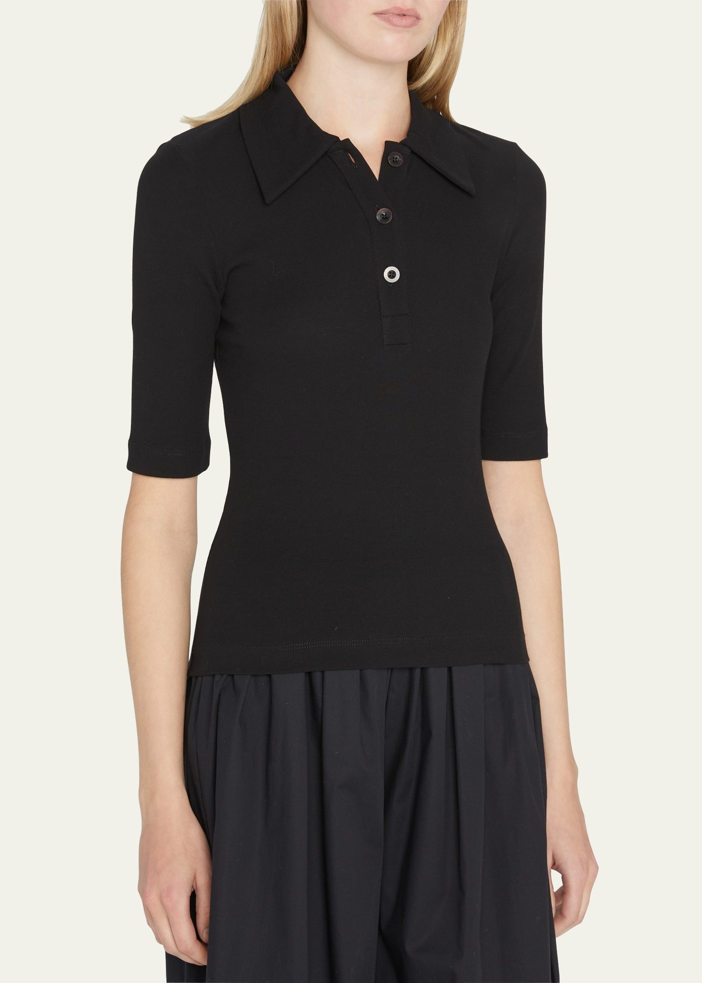 Fitted Polo T-Shirt - 4