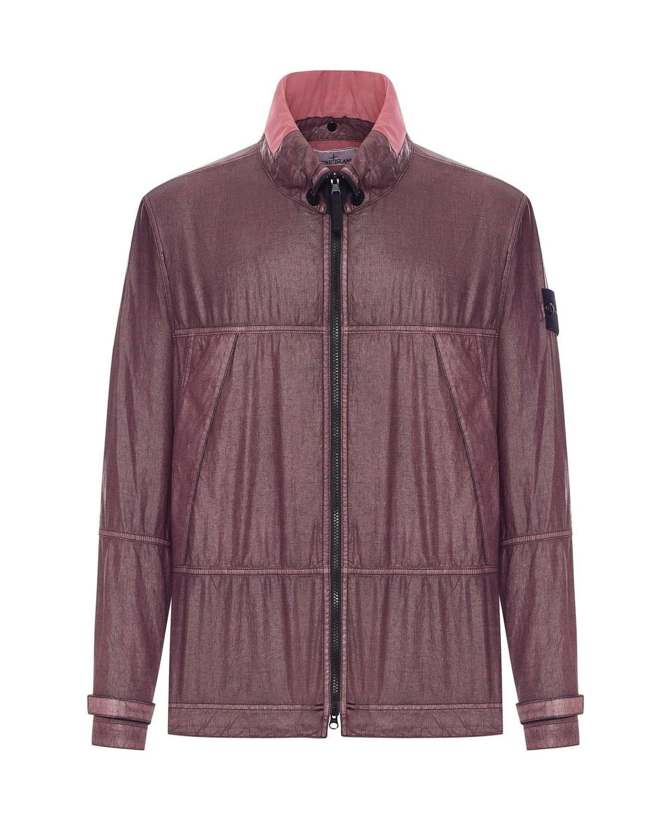 Logo-patch Zipped Jacket - 1